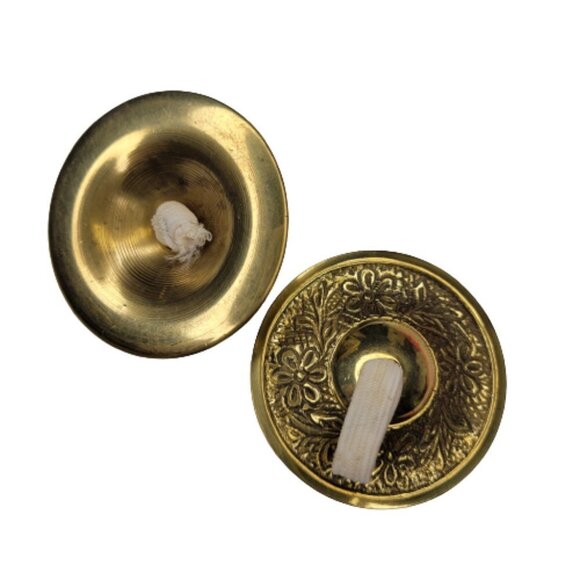 Gold Cymbals Finger Cymbals Musical Instrument - Picture 4 of 5
